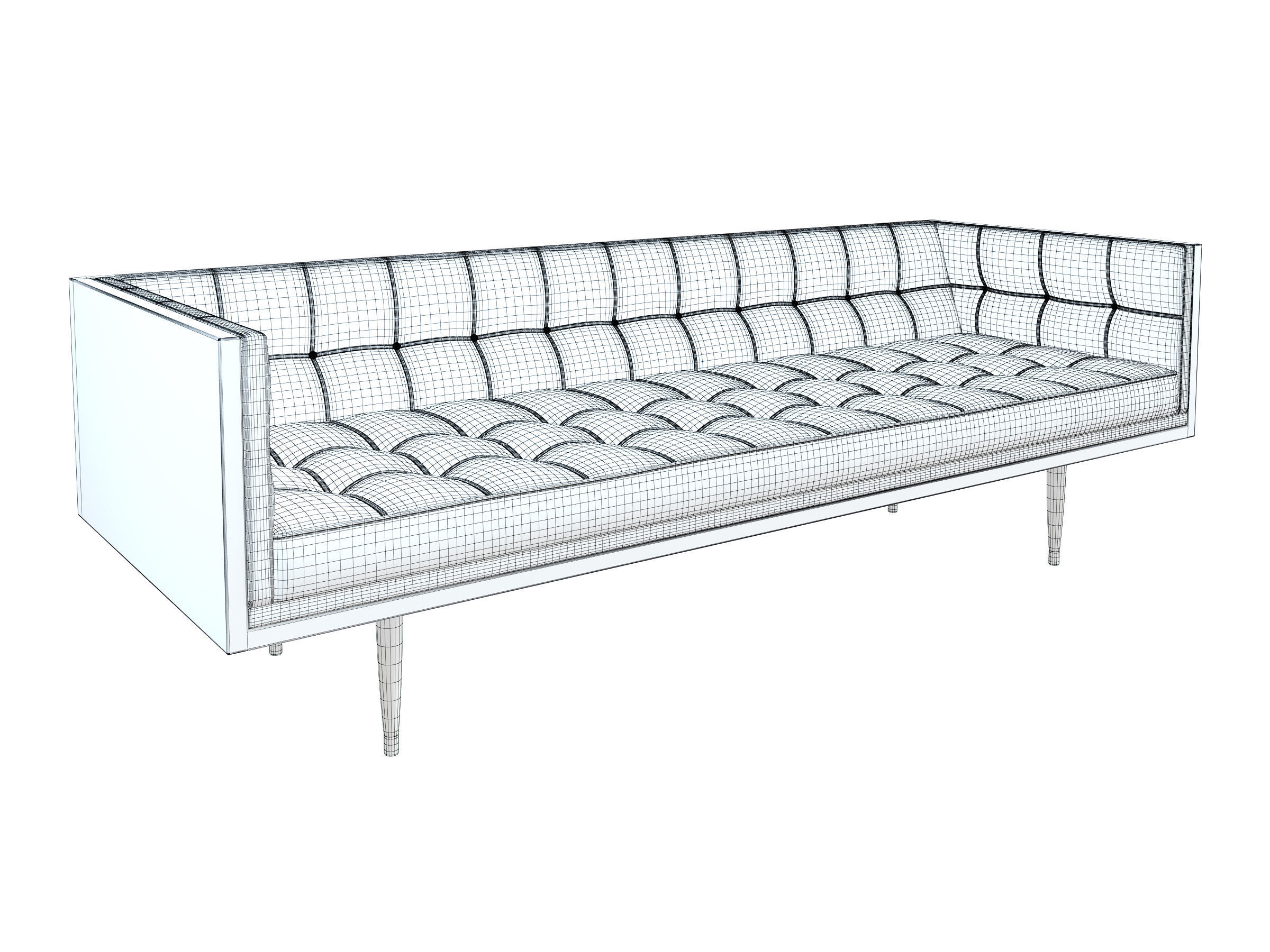 BOX LARGE SOFA 2200  3D model_8