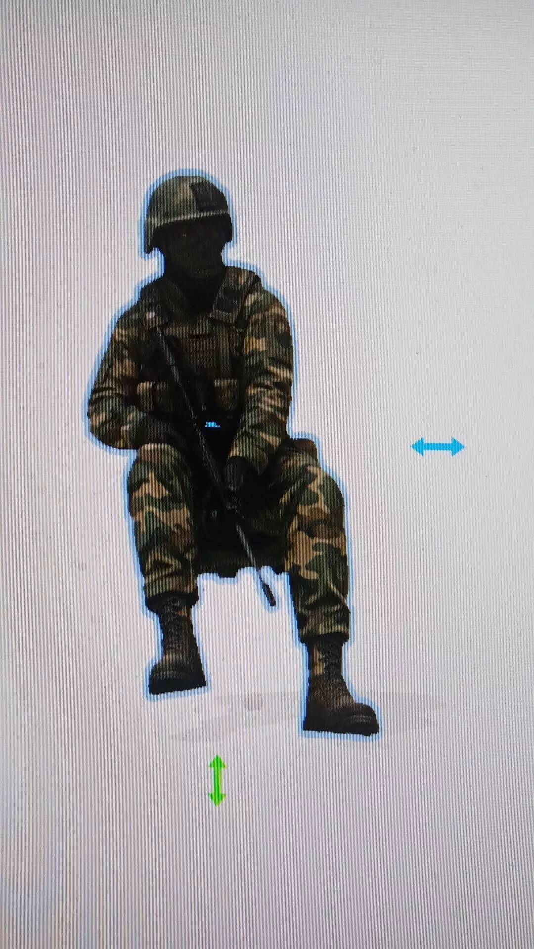German KSK Machine Gun Operator Special Forces STL 3D print model