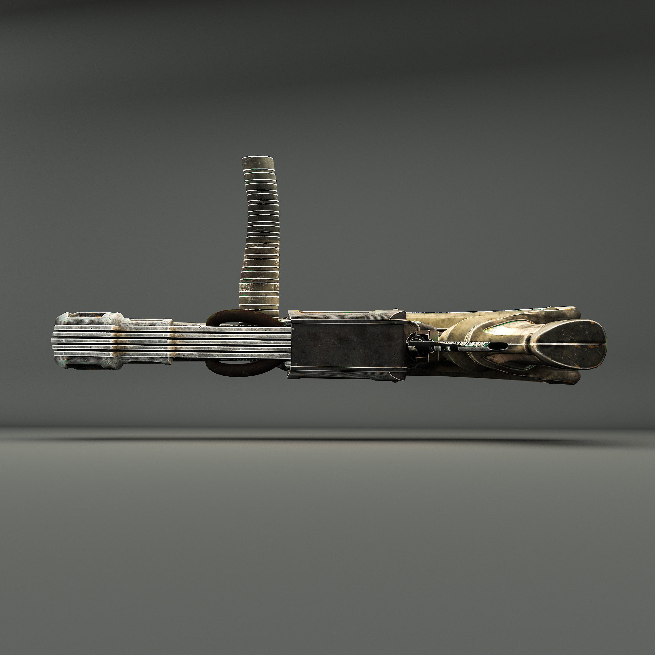 Riddicks Hero Shotgun Low-poly 3D model_5