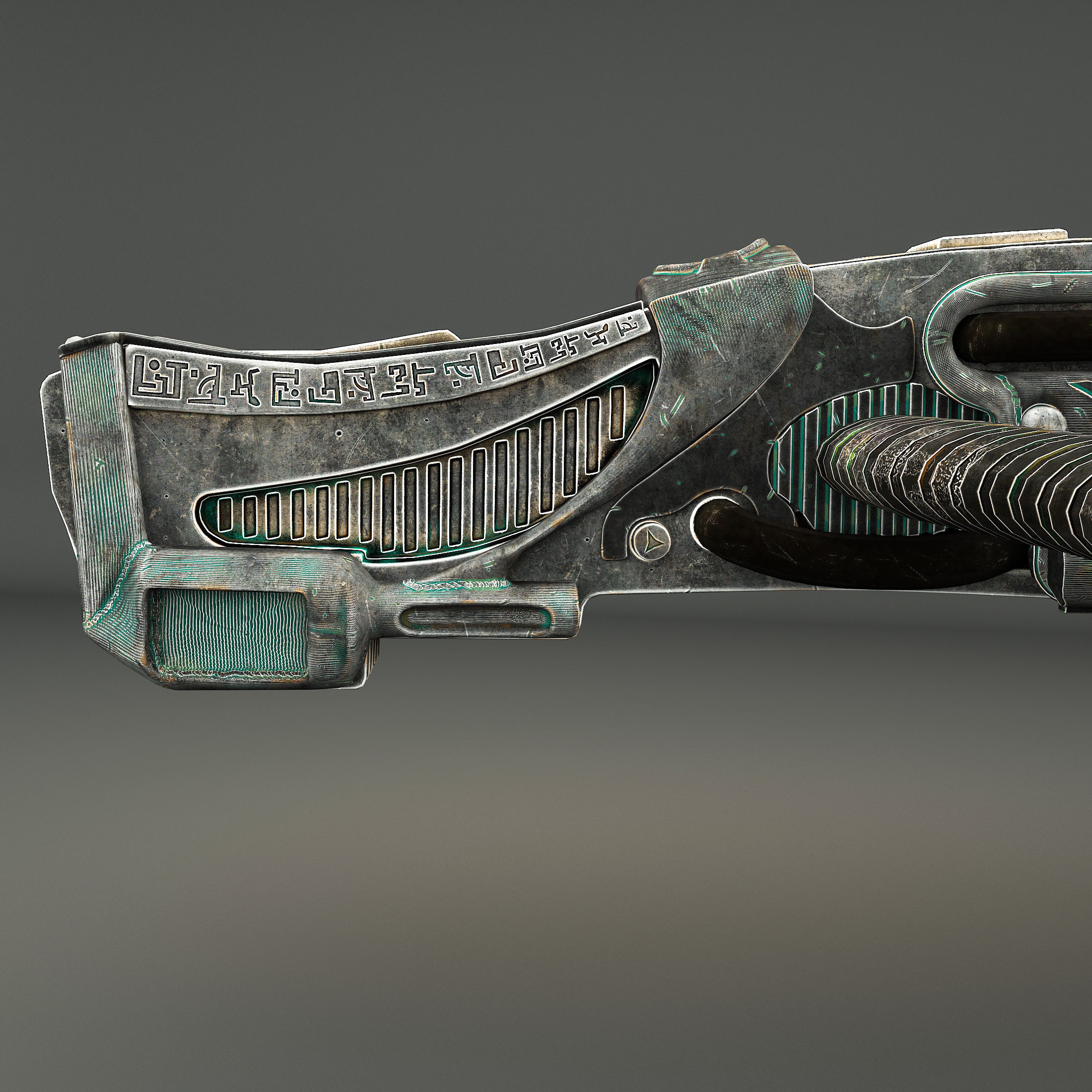 Riddicks Hero Shotgun Low-poly 3D model_4