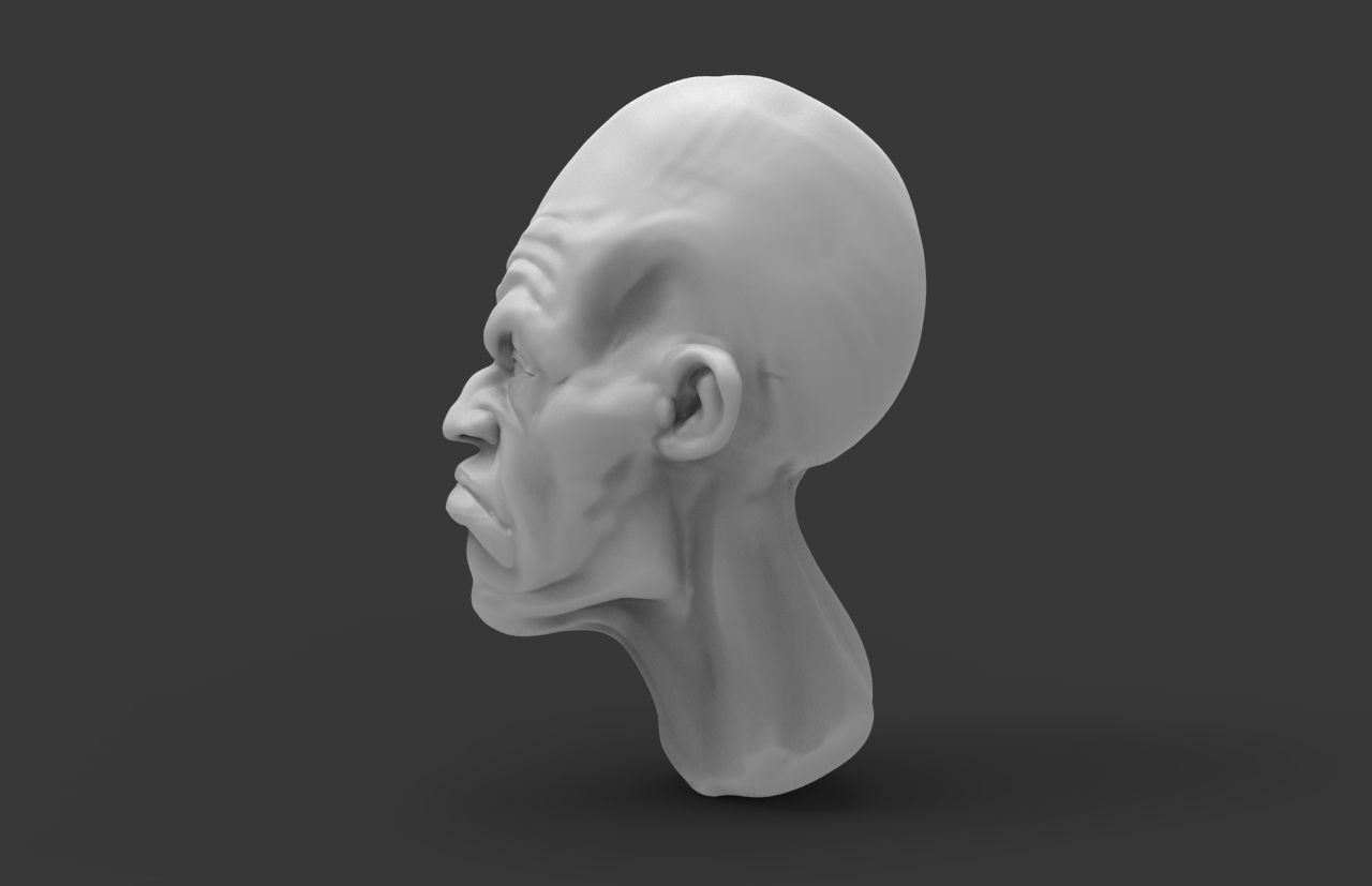 Big Head 3D model_3