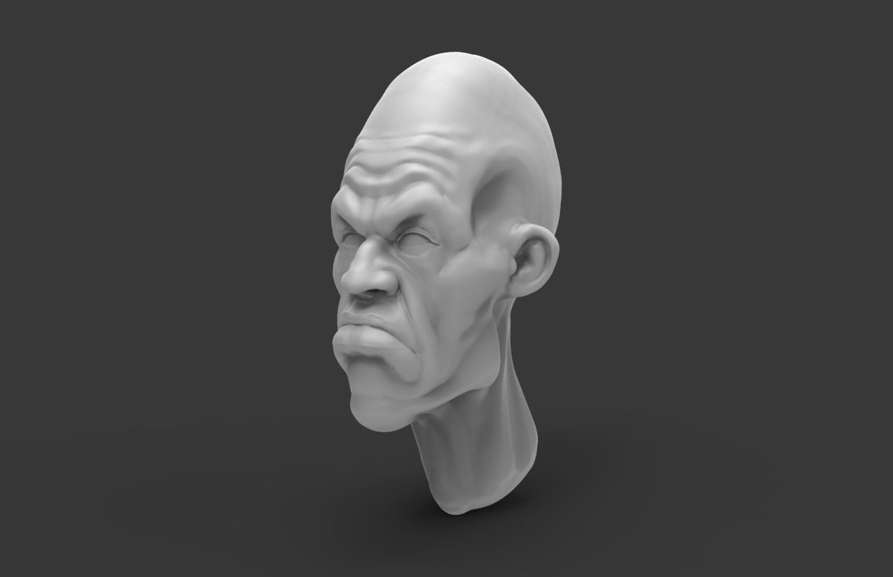 Big Head 3D model_2