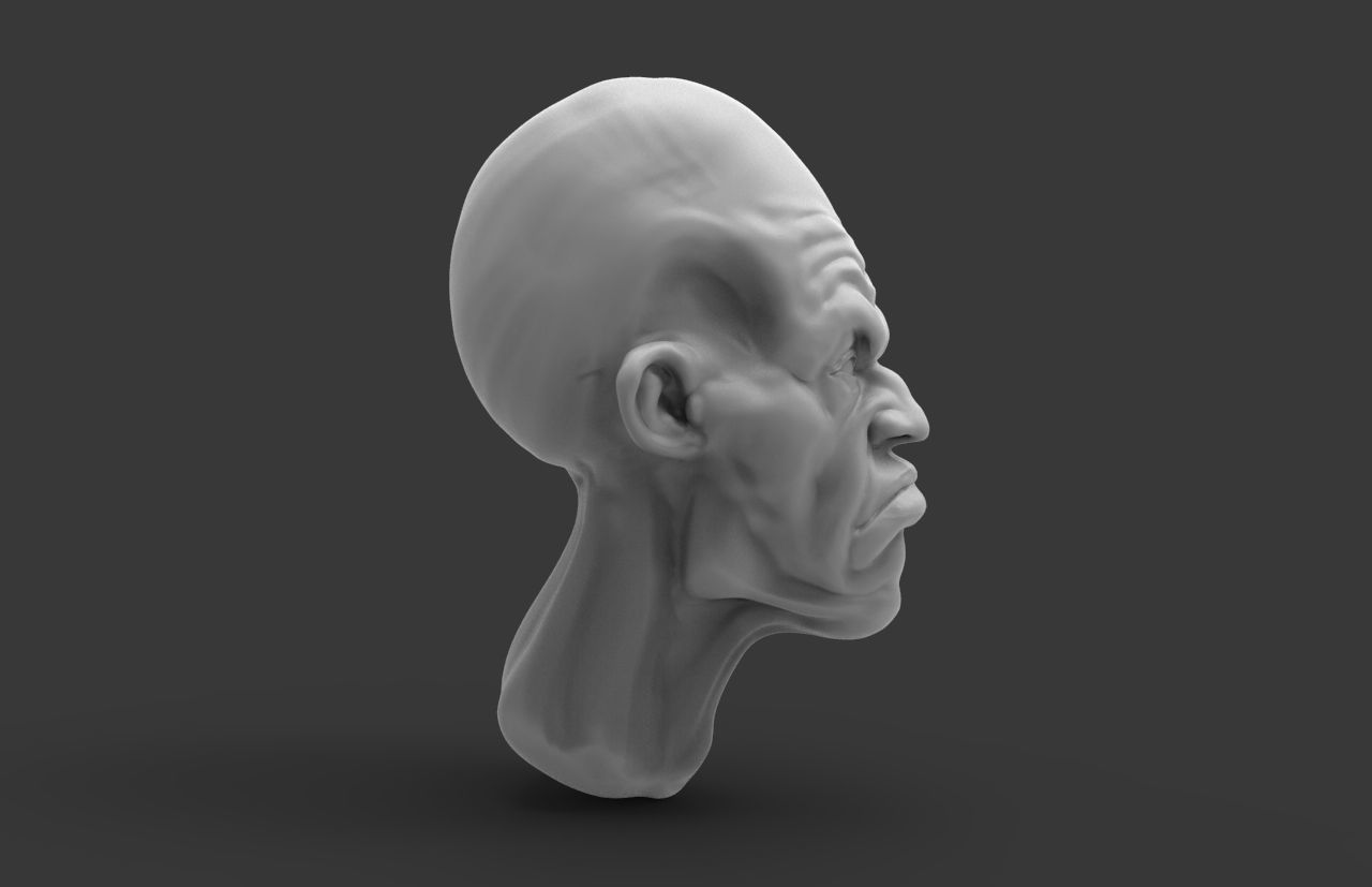 Big Head 3D model_4