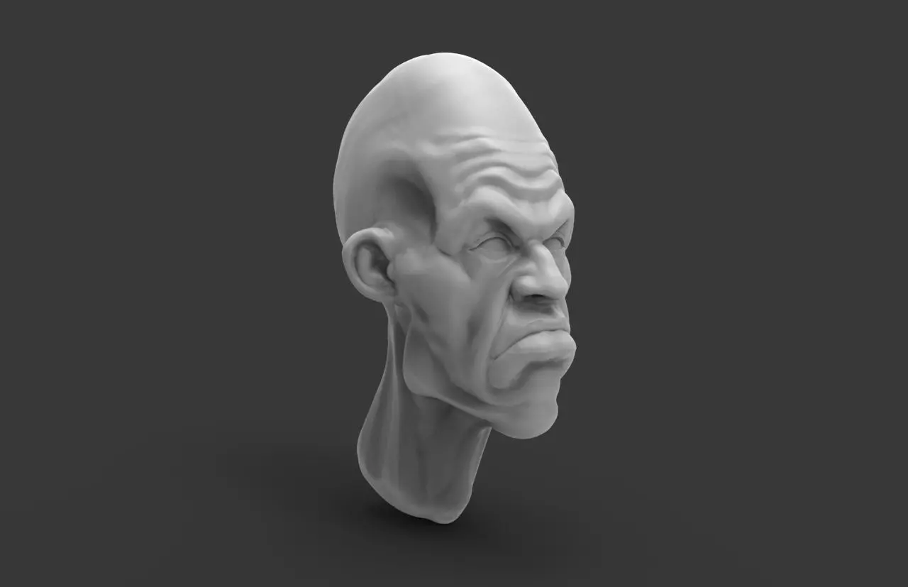 Big Head 3D model_0