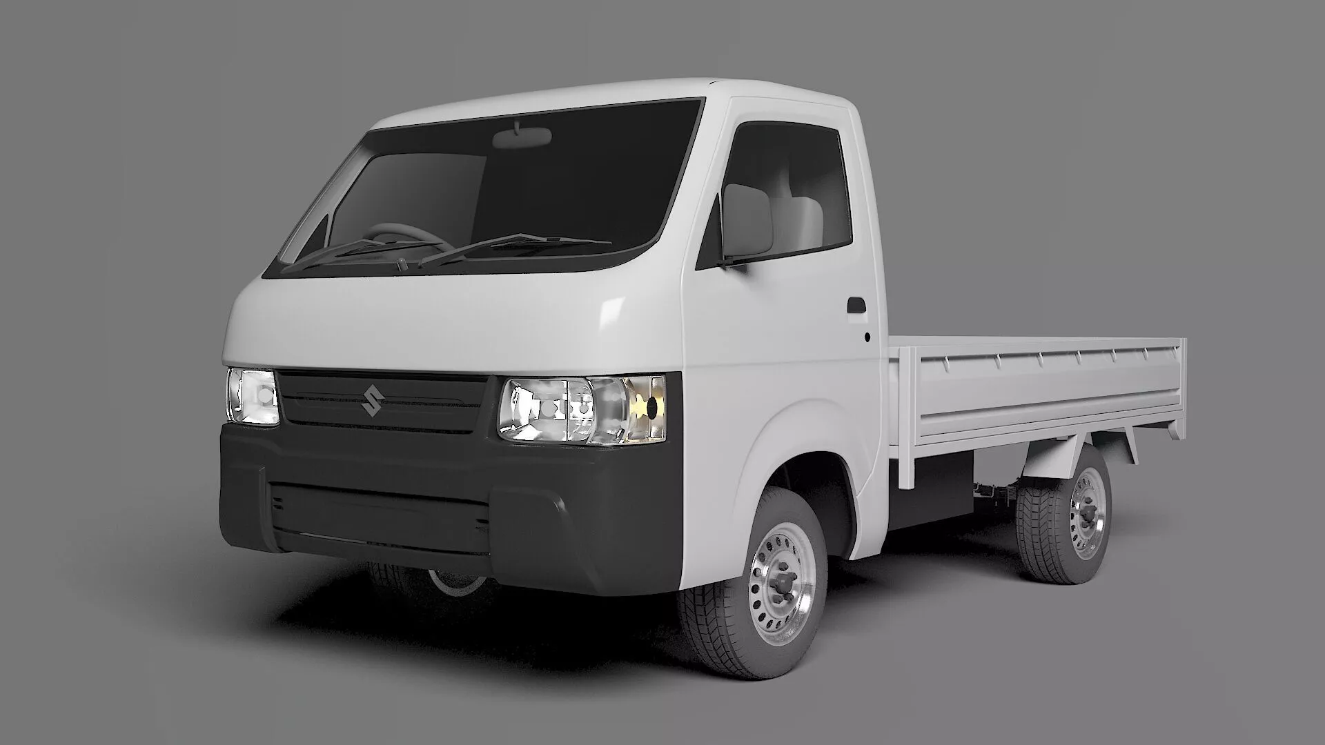 Suzuki New Carry Pick-up 2019 Low-poly 3D model