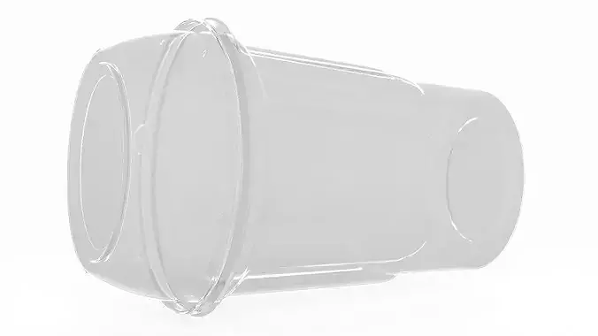 McDonalds McSundae Plastic Dessert Cup 3D model