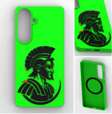 Warrior Shield Magnetic Case 3D print model