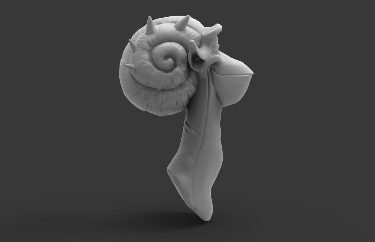 Creature Bust 2 3D model_1