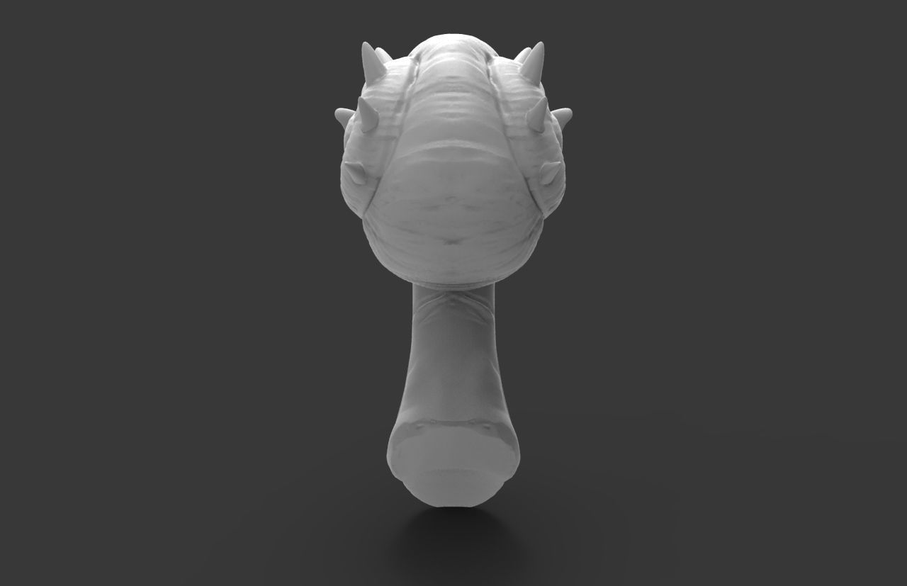 Creature Bust 2 3D model_4