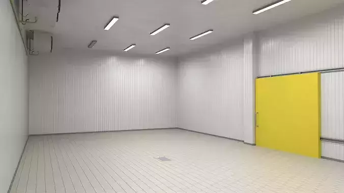 Industrial Chilled Storage Chamber 3D model