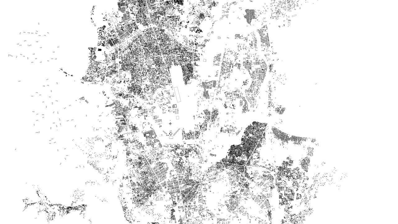 Dhaka Streets and Buildings 3D model_8