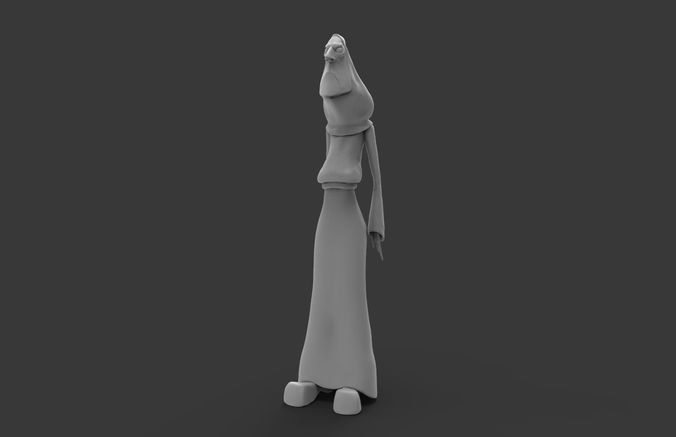 Agnus woman in dress Free 3D model