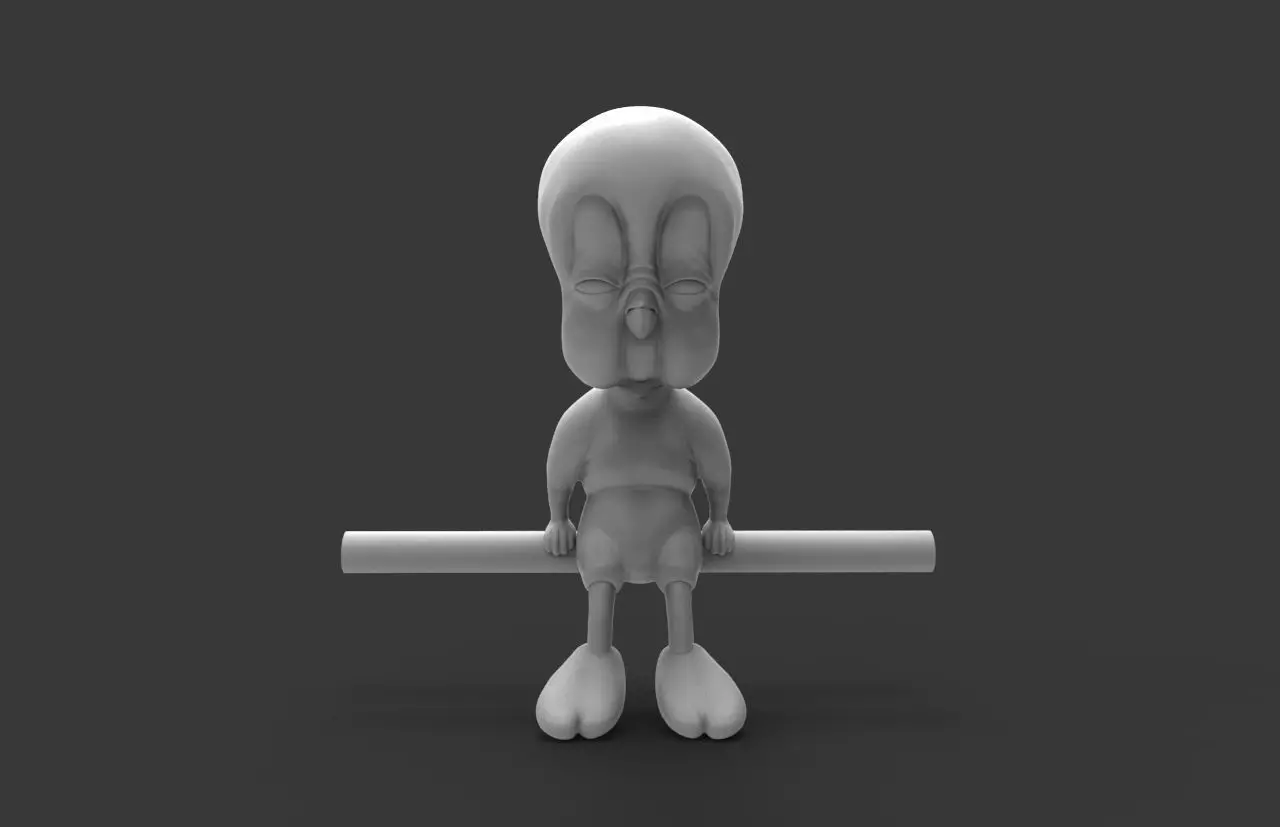 Old Tweety 3D model_0