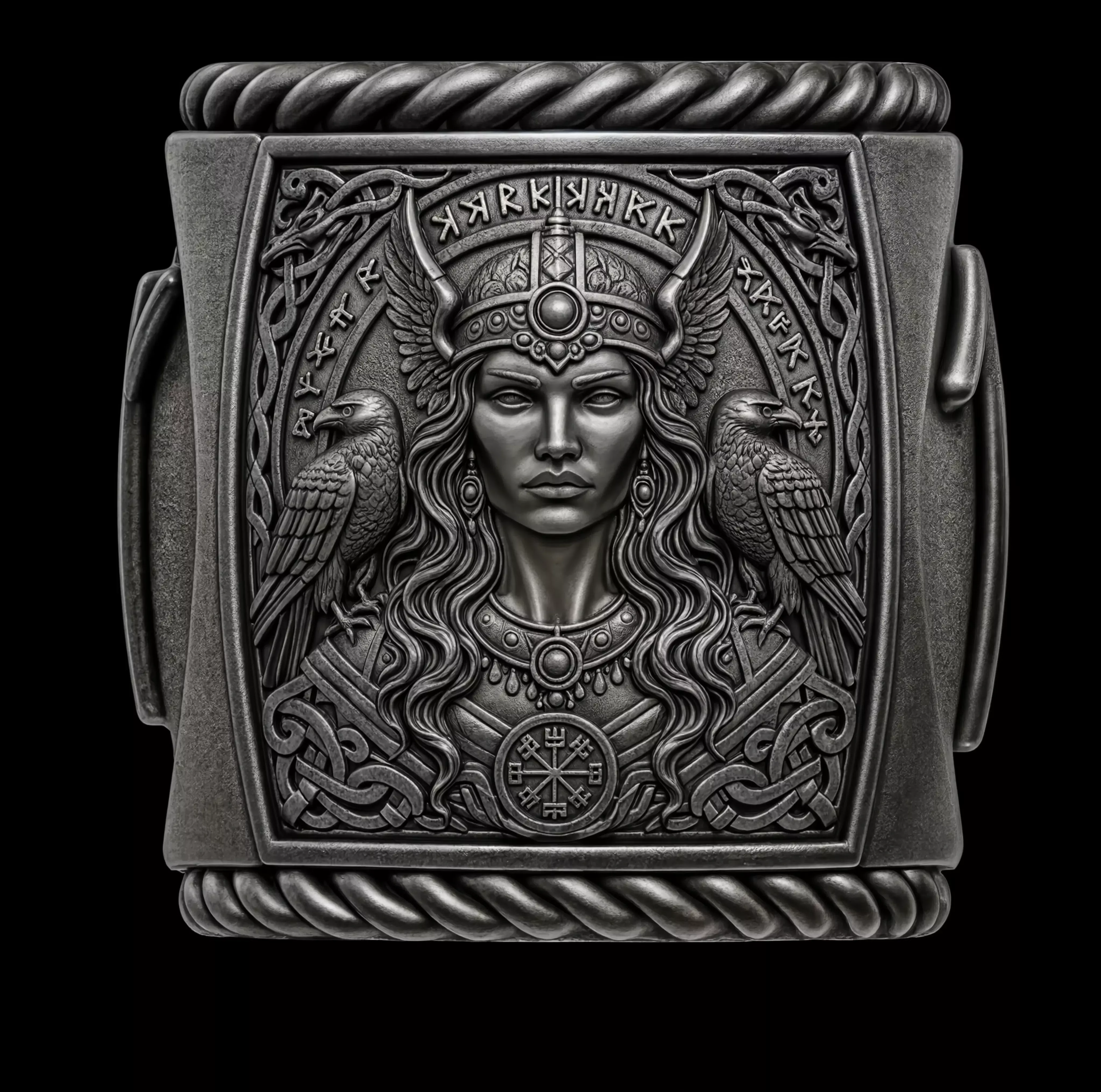 Valkyrie Paracord Bead 3D print model