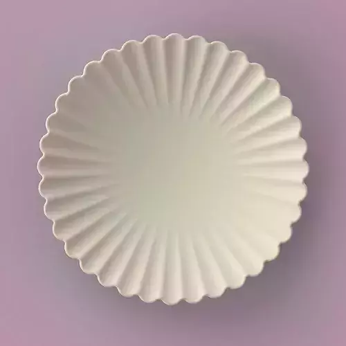 Dinner Plate 3D print model 2