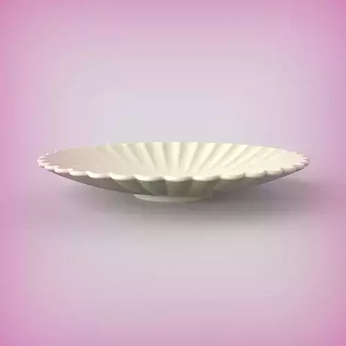 Dinner Plate 3D print model 6