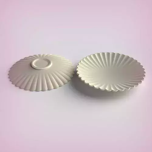 Dinner Plate 3D print model 3