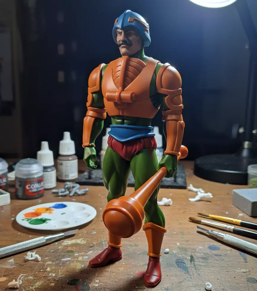 Man-at-Arms from the Original 1980 He-Man Cartoon Free 3D print model