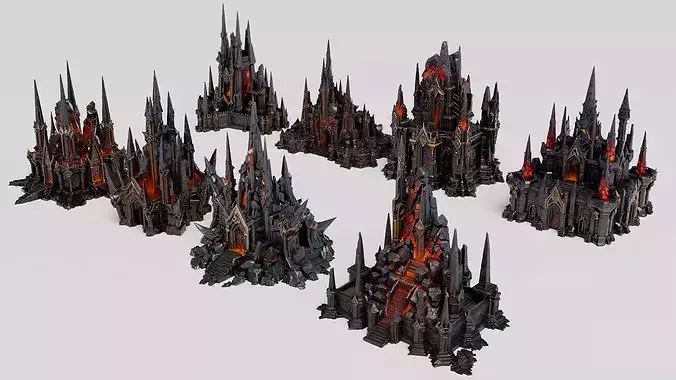 Obsidian Castle and Fortress Pack