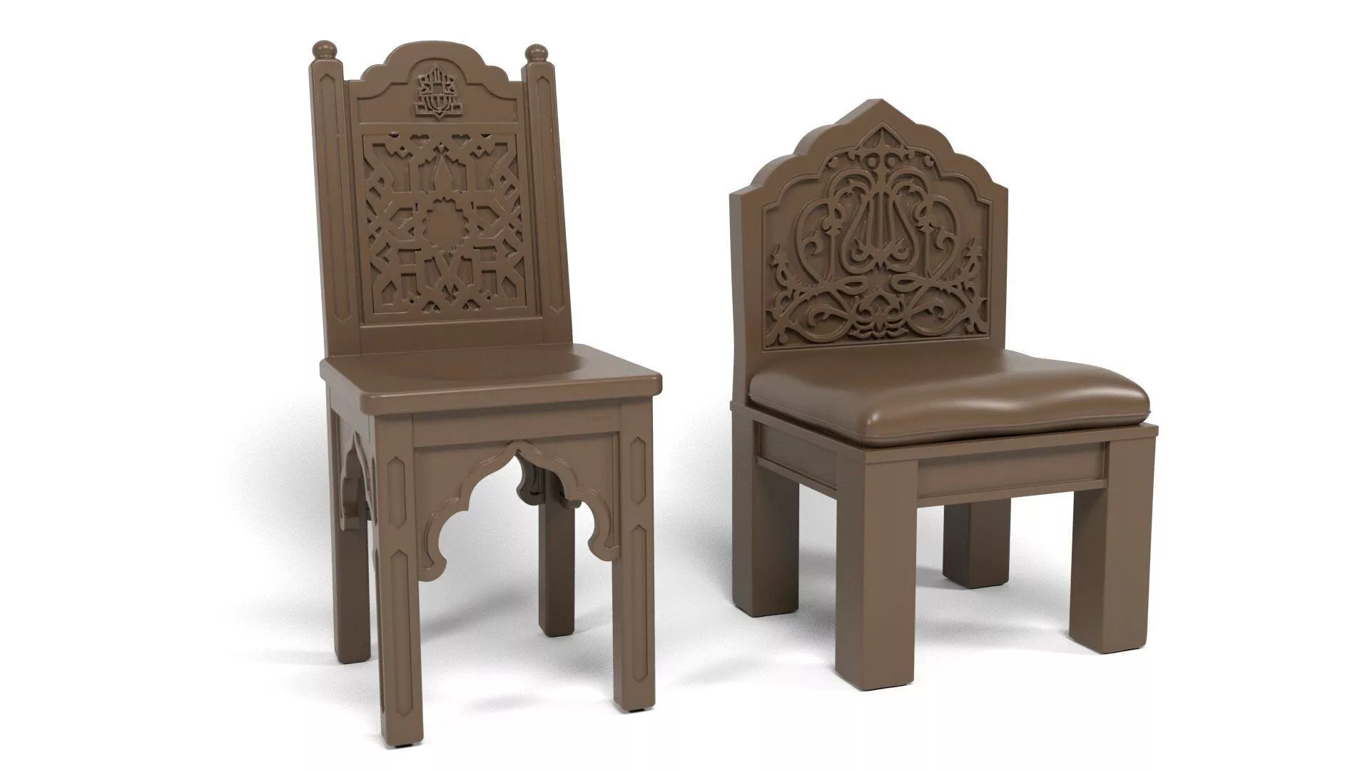 Arab chairs 3D print model