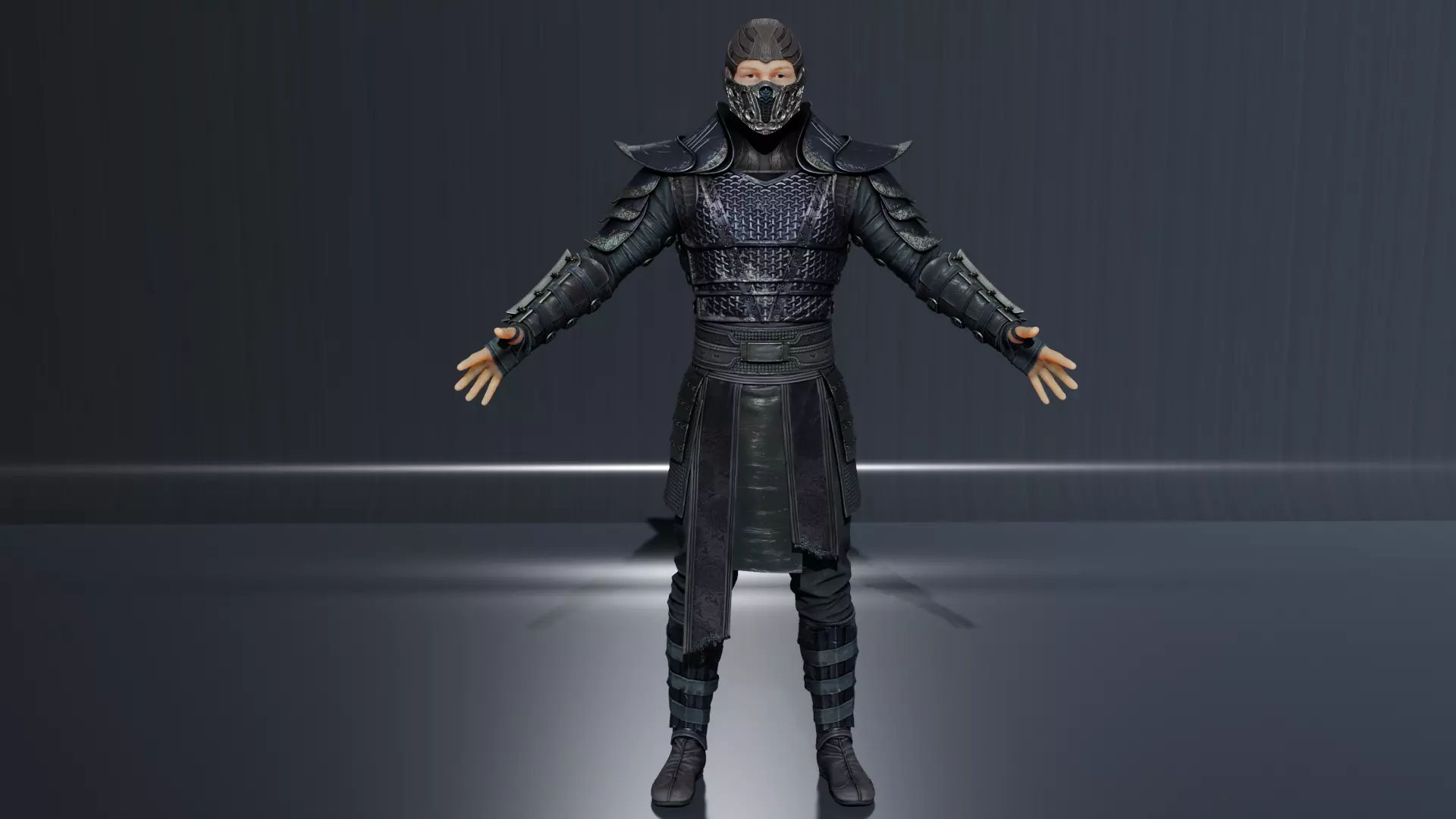 Sub Zero Low-poly 3D model