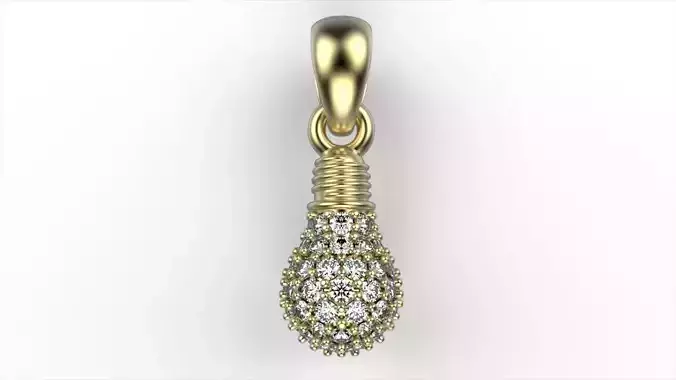 Diamond Light Bulb Pendant