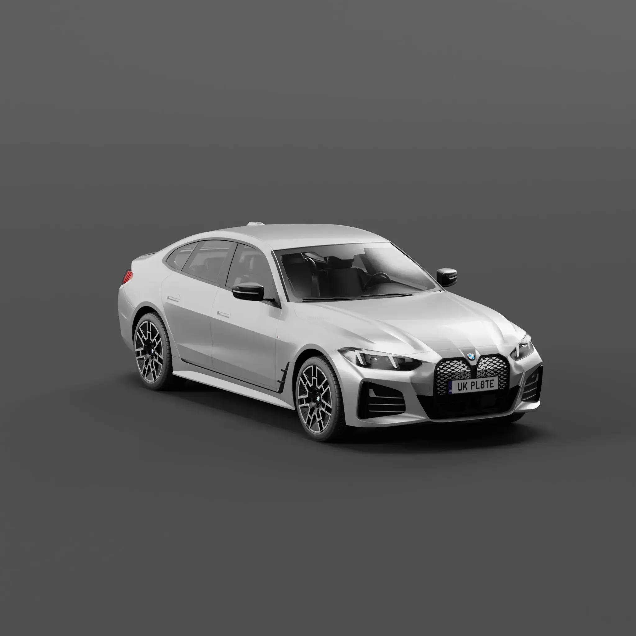 Bmw I4 2025 Free low-poly 3D model
