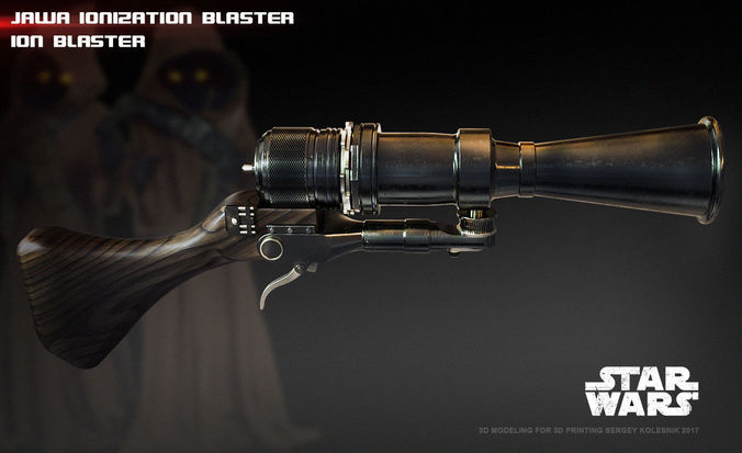 Ion blaster- Jawa ionization blaster 3D print model