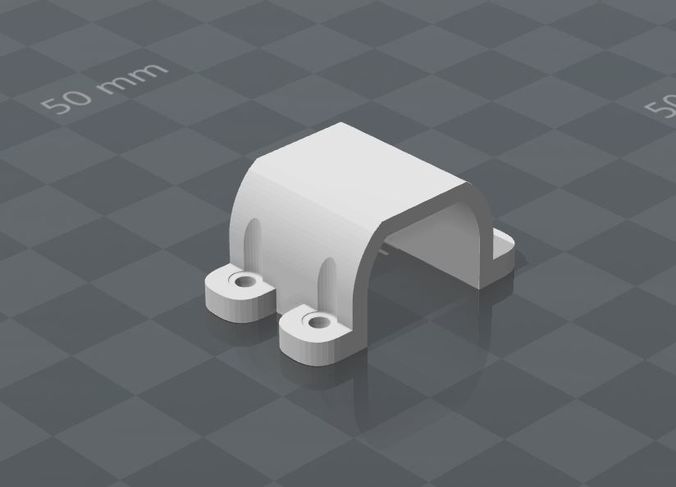 Dc motor Mount 3D print model