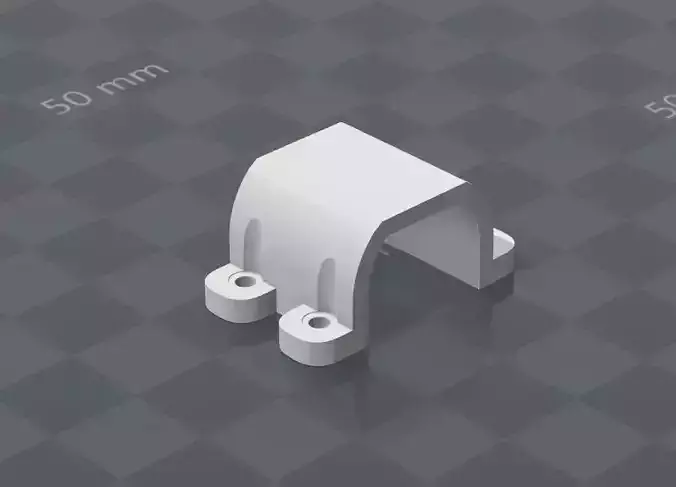 Dc motor Mount 3D print model