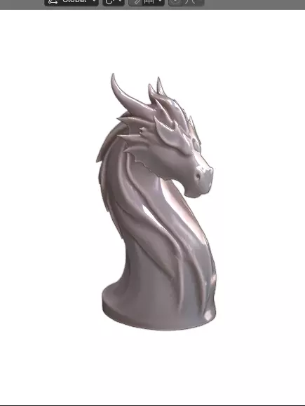 Dragon Knight Chess Piece 3D print model