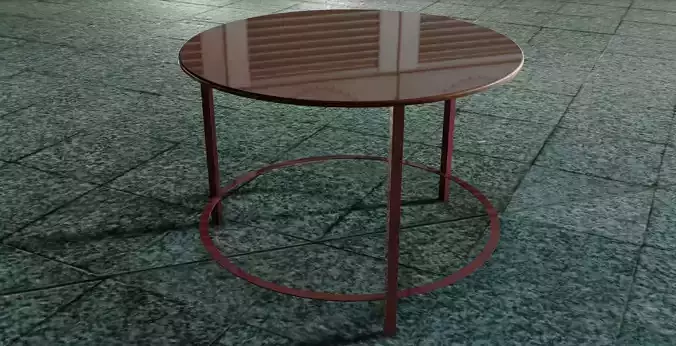Wooden Round Custome Table