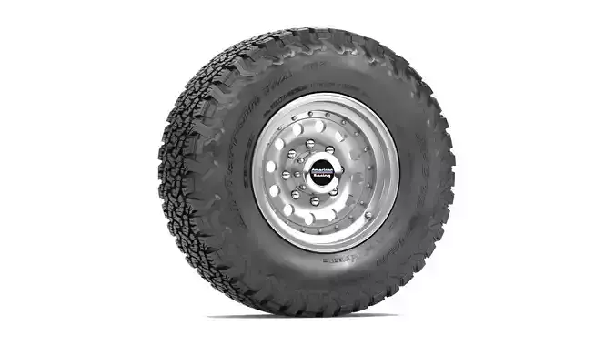 OFF ROAD WHEEL AND TIRE 5 3D model