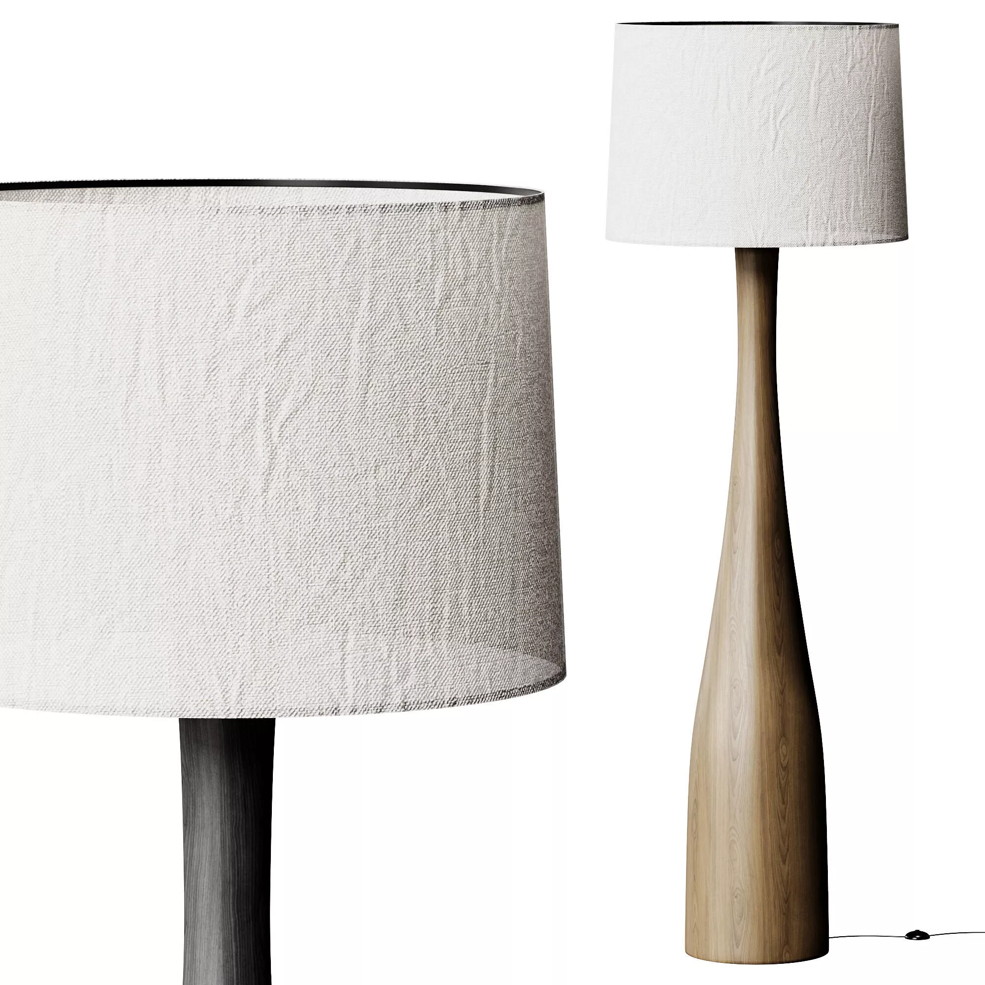 Arteriors Truxton Floor Lamp Low-poly 3D model