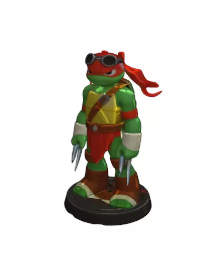 Stylized Raphael Ninja Turtle 3D print model