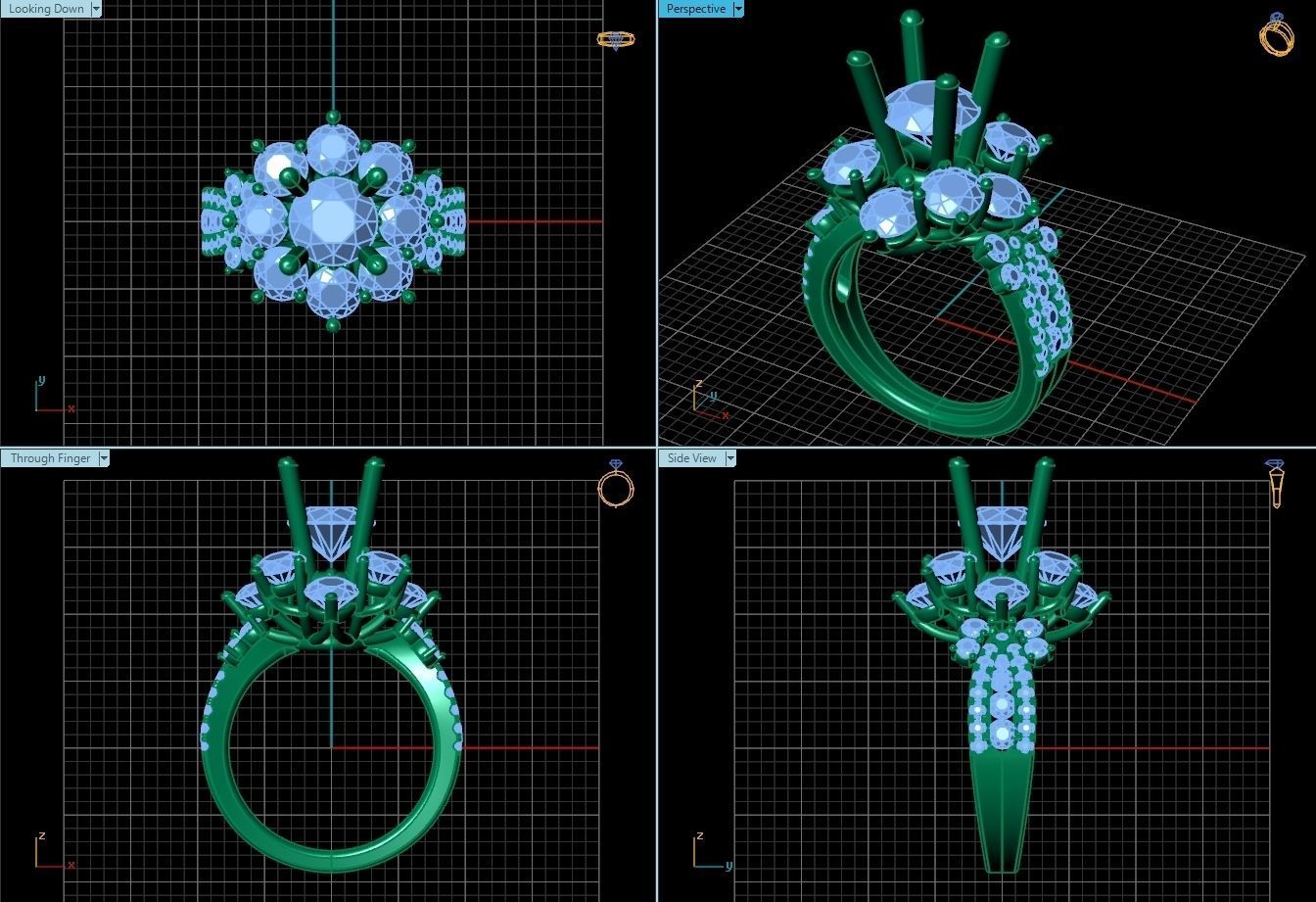 Ring R0038 3D print model_4