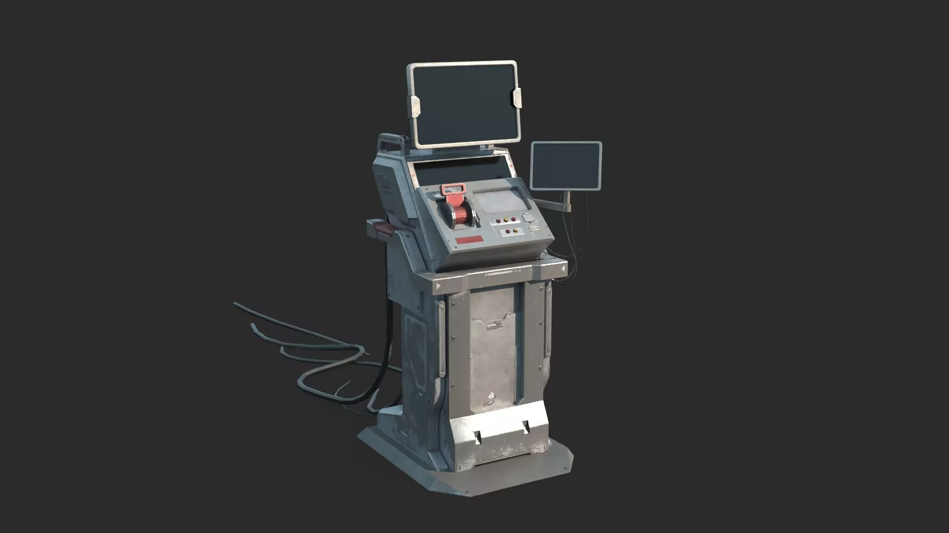 Future Sci-Fi Apocalypse Control Switch 3D model