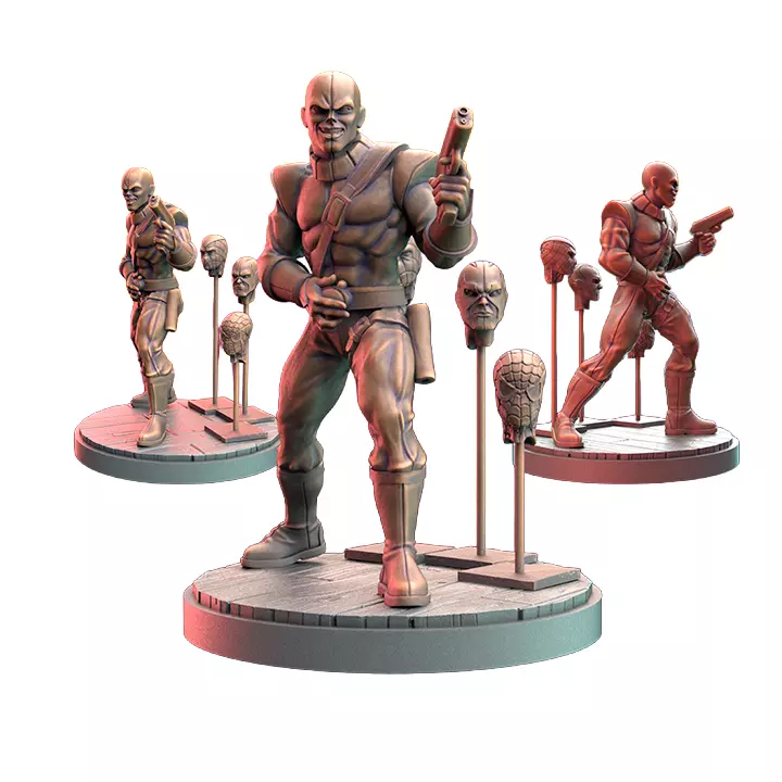 Face Off V - Scale Tabletop Model 3D print model