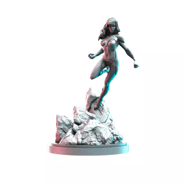 Wonder Twin Two VI - Collectible Hero Figurine 3D print model