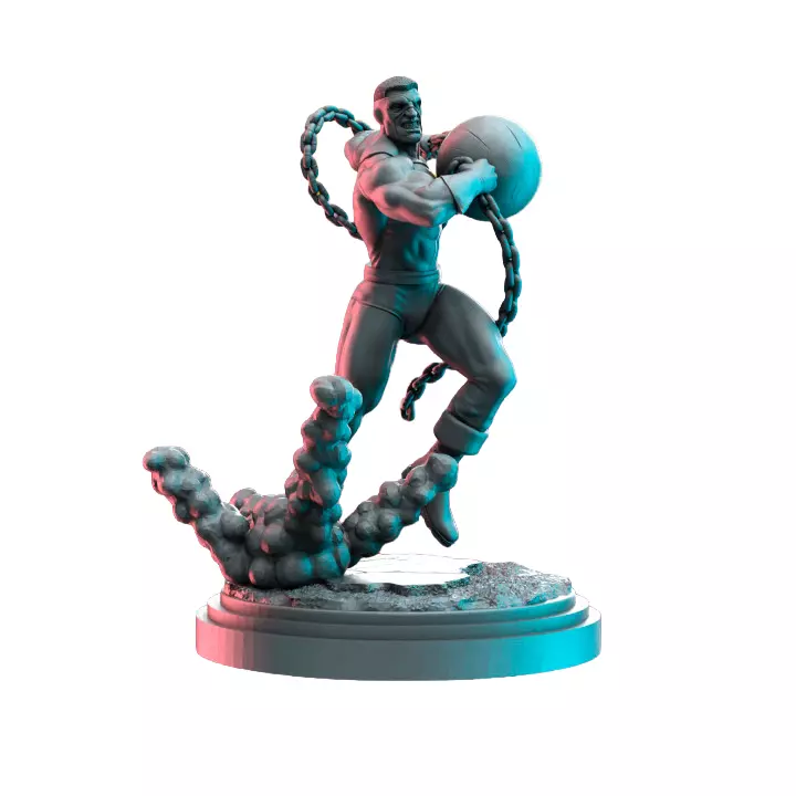 Dodge Baller III - Board Game Miniature STL 3D print model