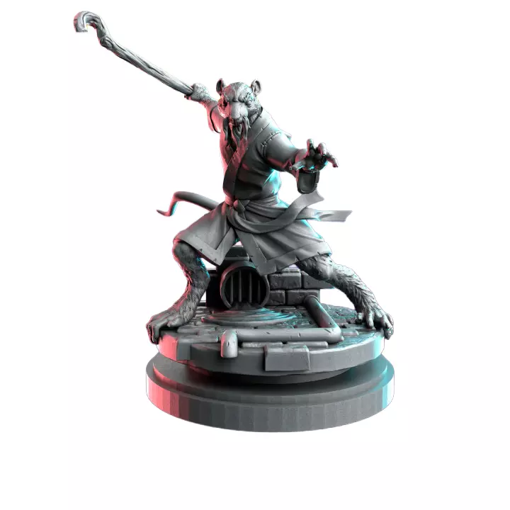 Rat Daddy IX - Resin Miniature Figurine 3D print model