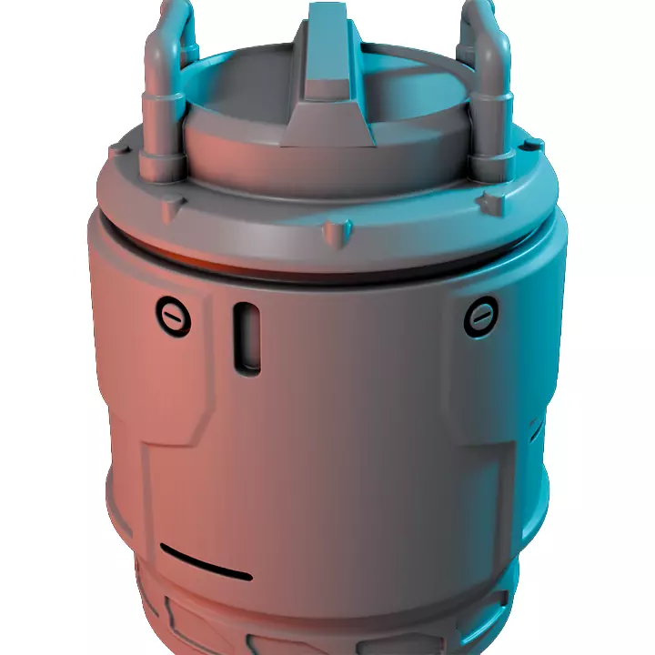Battery The Promised Asteroid VI - Heroic Scale Miniature 3D print model