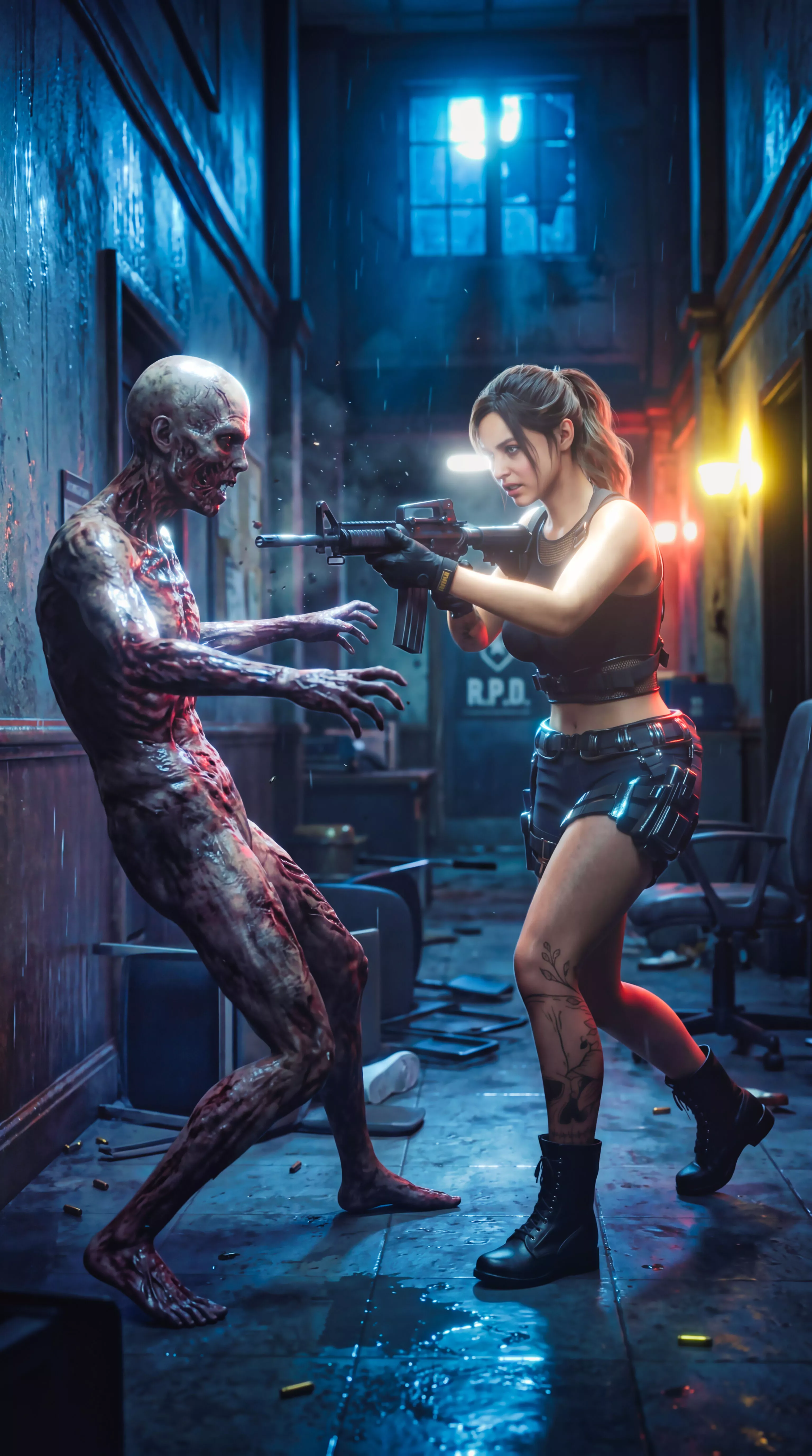 Claire Redfield Undead Stalker Survival Horror Pack 3D model