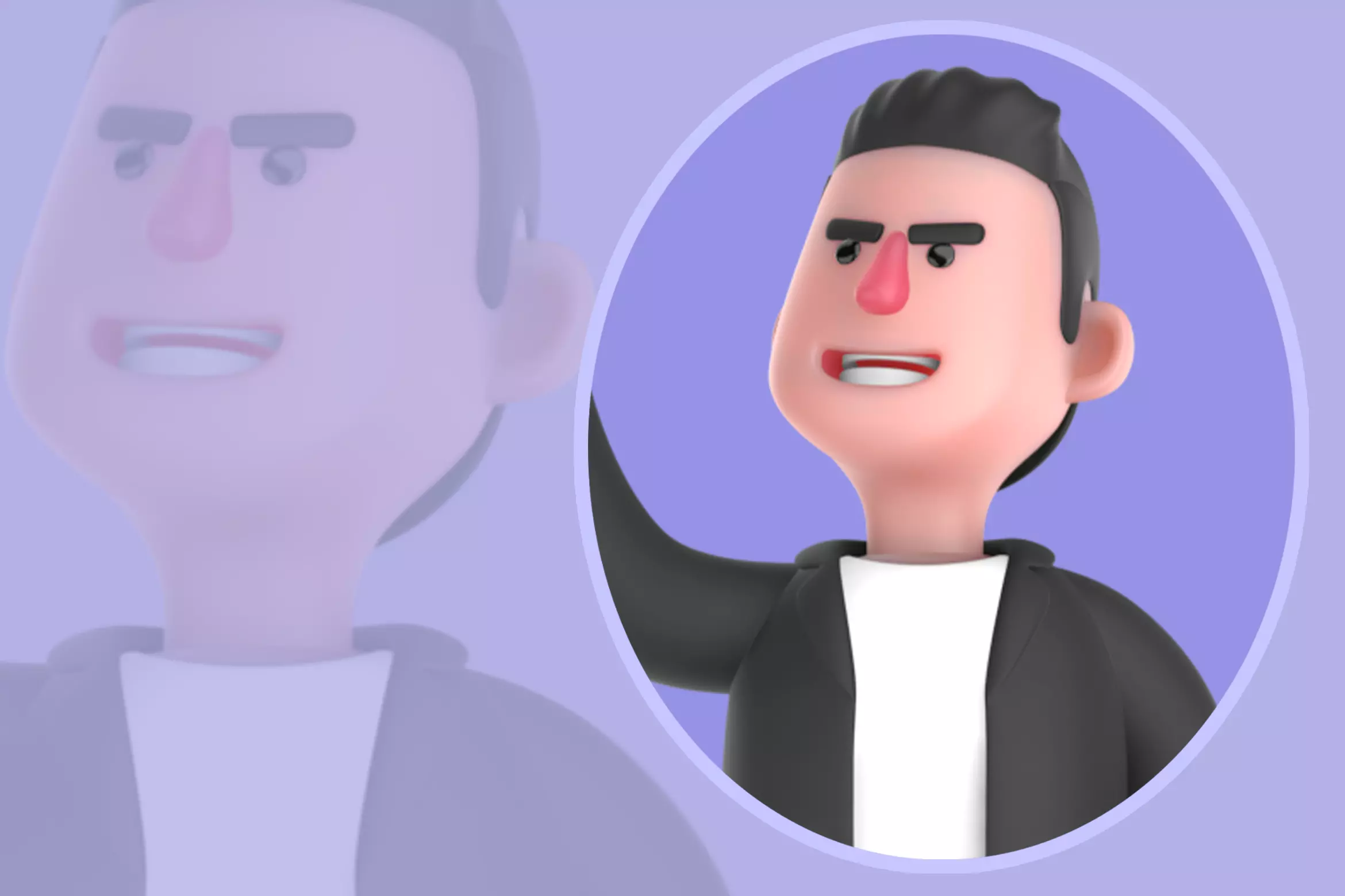 Stylized 3D Musician Character - Joyful Trophy Pose 3D model
