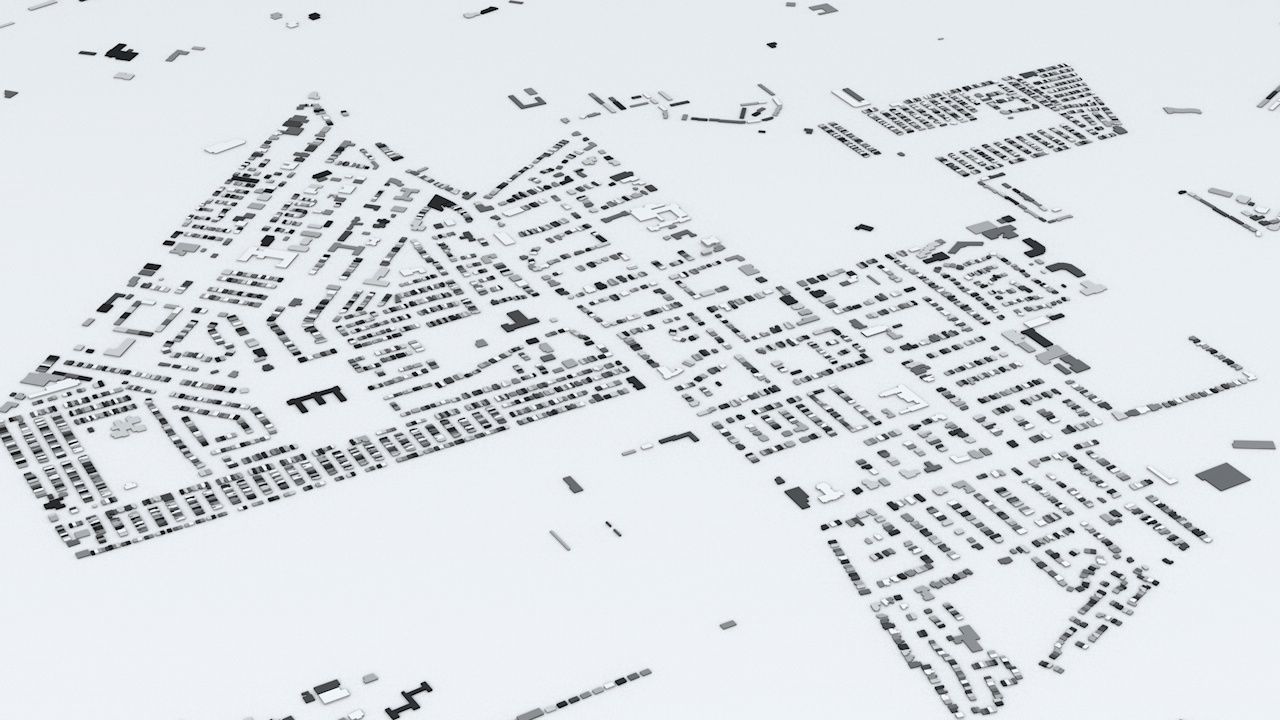Manchester Streets and Buildings 3D model_5