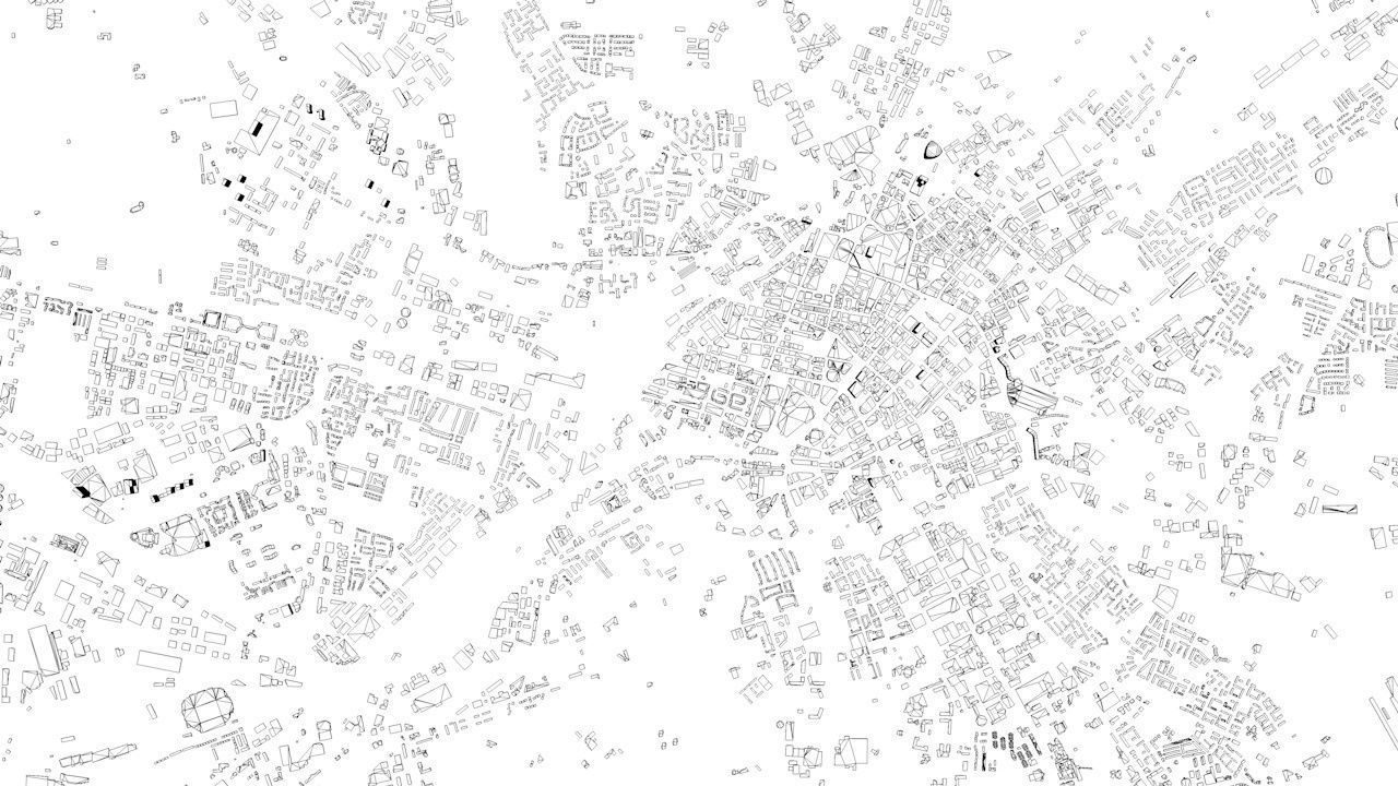 Manchester Streets and Buildings 3D model_9