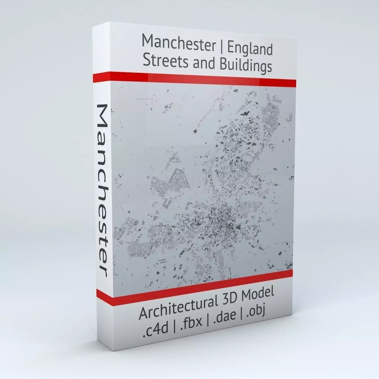 Manchester Streets and Buildings 3D model_0