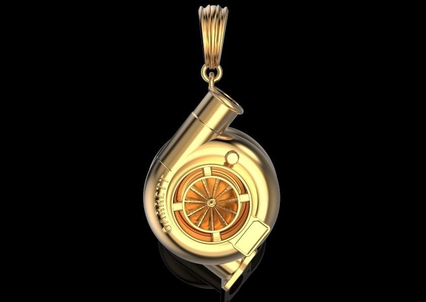 A copy of the GARRETT turbine 3D print model_5