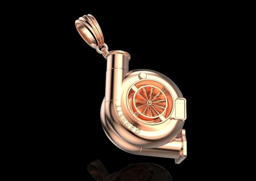 A copy of the GARRETT turbine 3D print model_6