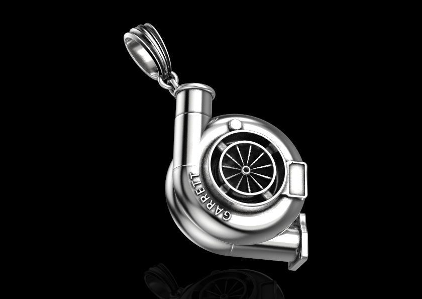 A copy of the GARRETT turbine 3D print model_3